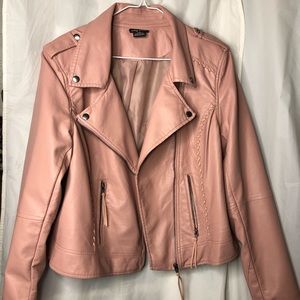 Pink city chic blazer